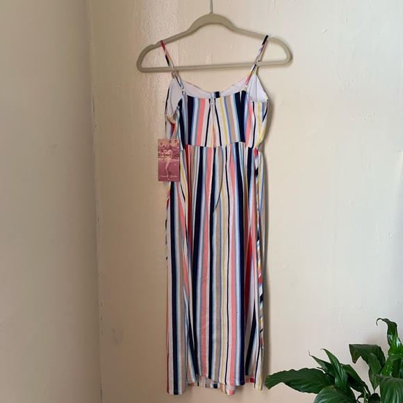 Emerlad Saundae stripe midi dress - Picture 9 of 9